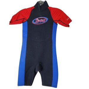 Stearns Kids Wetsuit Size 5-6 YR Medium Diving Skiing Black Red‎